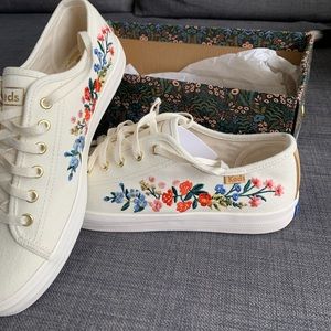 Rifle Paper Co x Keds Embroidered Rosalie Sneaker
